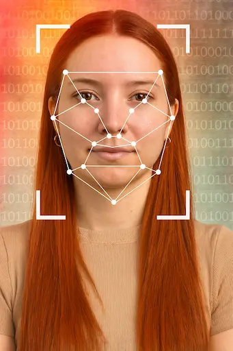 Biomaterisch Netz auf dem Bild Foto